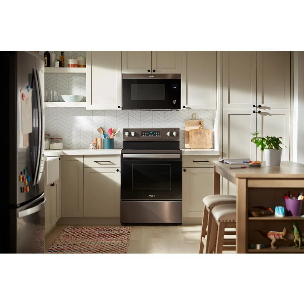 Whirlpool WFES5730SV 30-inch Electric Range with Air Cooking Technology - Image 3
