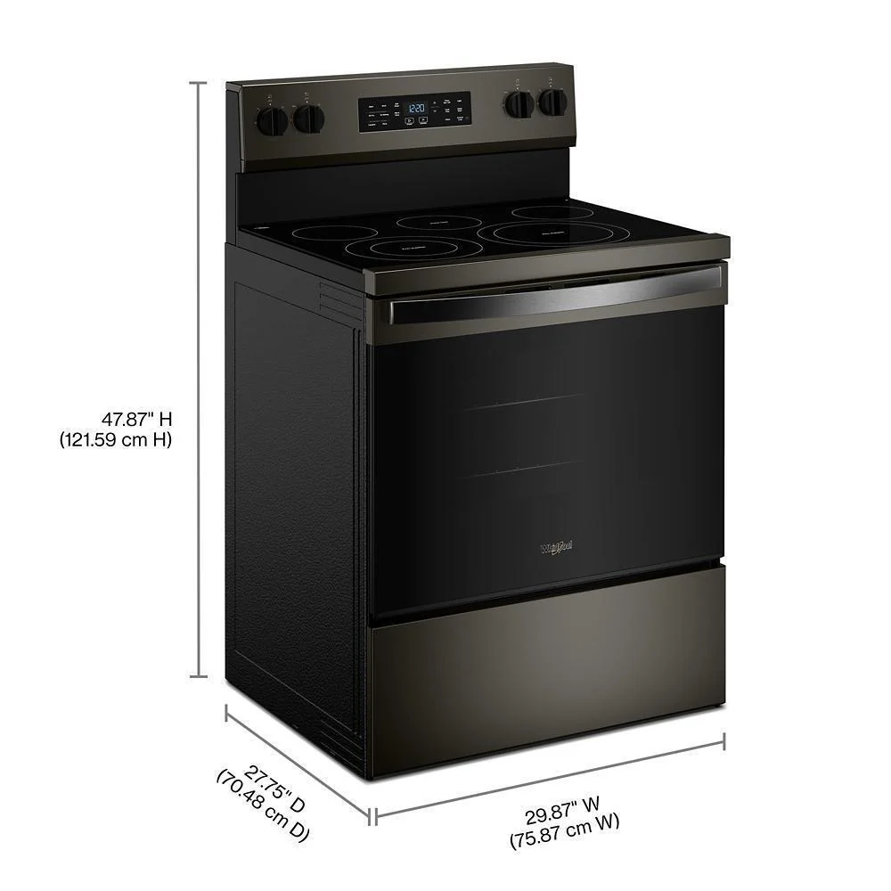 Whirlpool WFES5730SV 30-inch Electric Range with Air Cooking Technology - Image 6