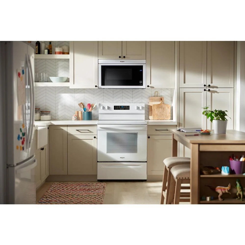 Whirlpool WFES5730SW 30-inch Electric Range with Air Cooking Technology - Image 5