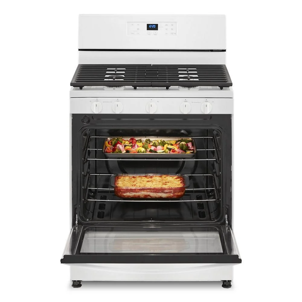 Whirlpool WFG505M0MW 5.1 Cu. Ft. Freestanding Gas Range with Edge to Edge Cooktop - Image 9