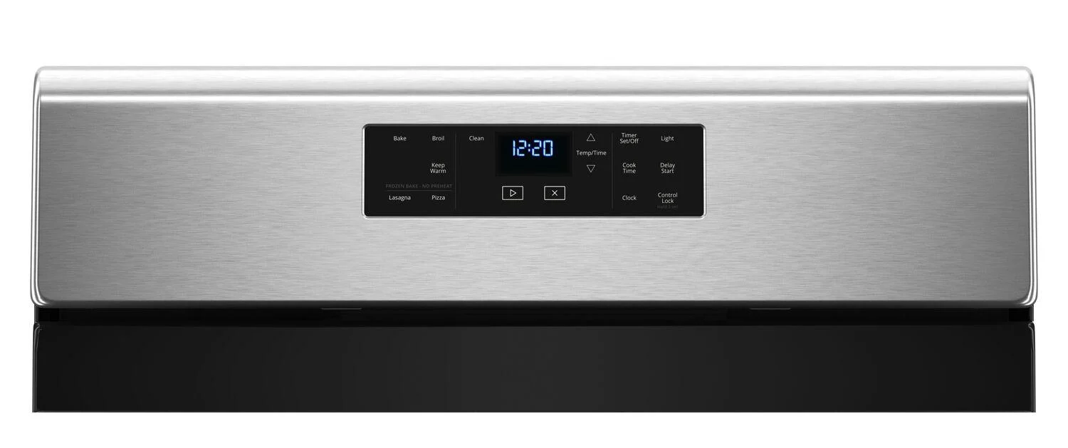 5.0 cu. ft. Freestanding Gas Range with Center Oval Burner Black-on-Stainless - Image 3