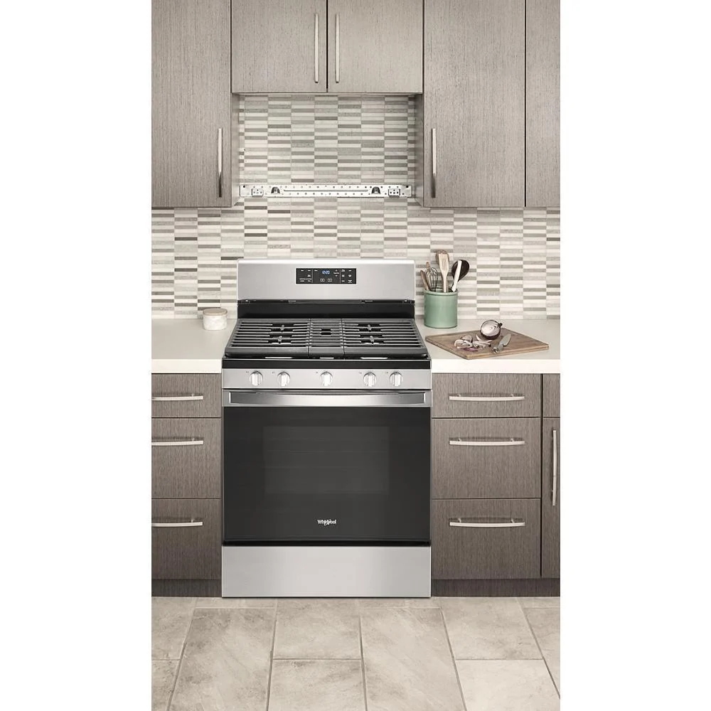 Whirlpool 5.0 cu. ft. Gas Range with Center Oval Burner - Image 9
