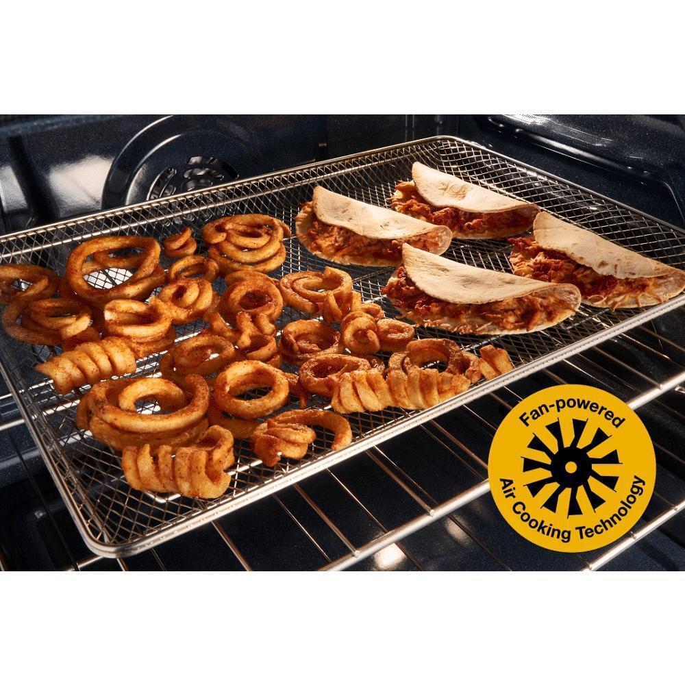 Whirlpool WFGS4530SB 30-inch Gas Range with Air Cooking Technology and Steam Clean - Image 10