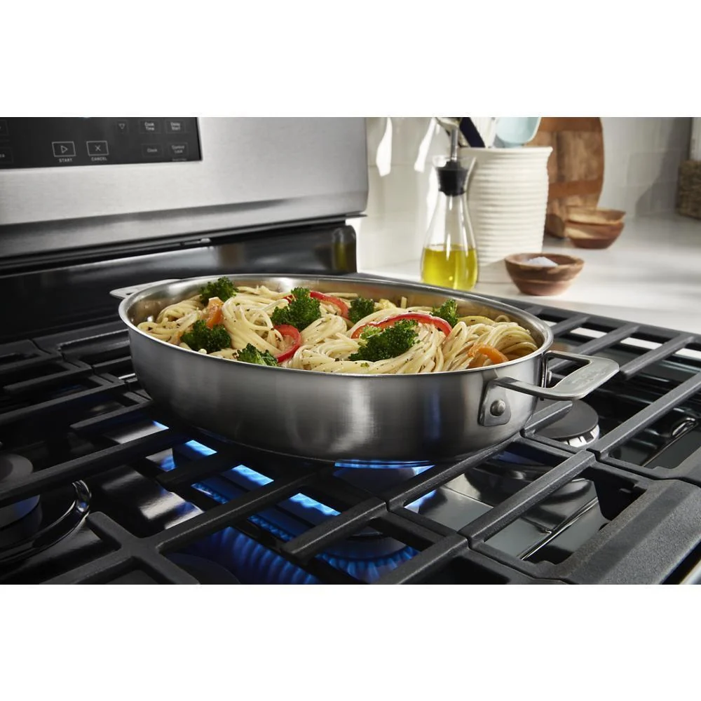 Whirlpool WFGS4530SS 30-inch Gas Range with Air Cooking Technology and Steam Clean - Image 11