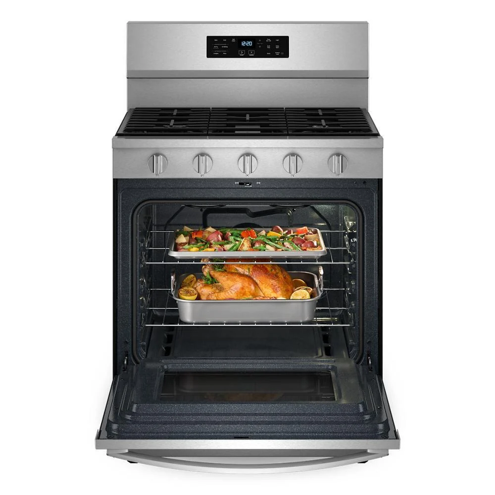 Whirlpool WFGS5030RS 30-inch Gas Range with Air Cooking Technology, No Preheat Air Fry and Air Baking and Self Clean - Image 19