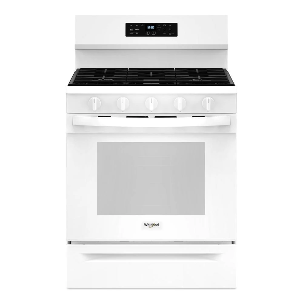 Whirlpool WFGS5030RW 30-inch Gas Range with Air Cooking Technology, No Preheat Air Fry and Air Baking and Self Clean
