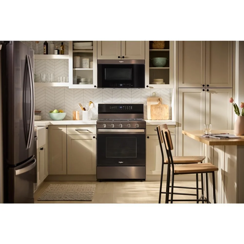Whirlpool WFGS7530RV 30-inch Smart Gas Range with Air Cooking Technology, No Preheat Air Fry, Steam/Self Clean and High Speed Preheat - Image 2