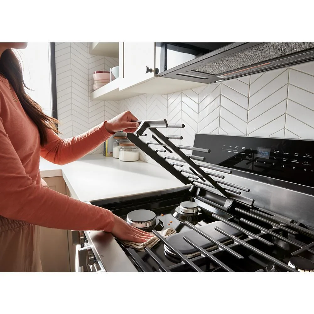 Whirlpool WFGS7530RW 30-inch Smart Gas Range with Air Cooking Technology, No Preheat Air Fry, Steam/Self Clean and High Speed Preheat - Image 9