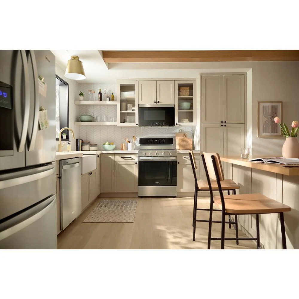 Whirlpool WFGS7530RZ 30-inch Smart Gas Range with Air Cooking Technology, No Preheat Air Fry, Steam/Self Clean and High Speed Preheat - Image 3