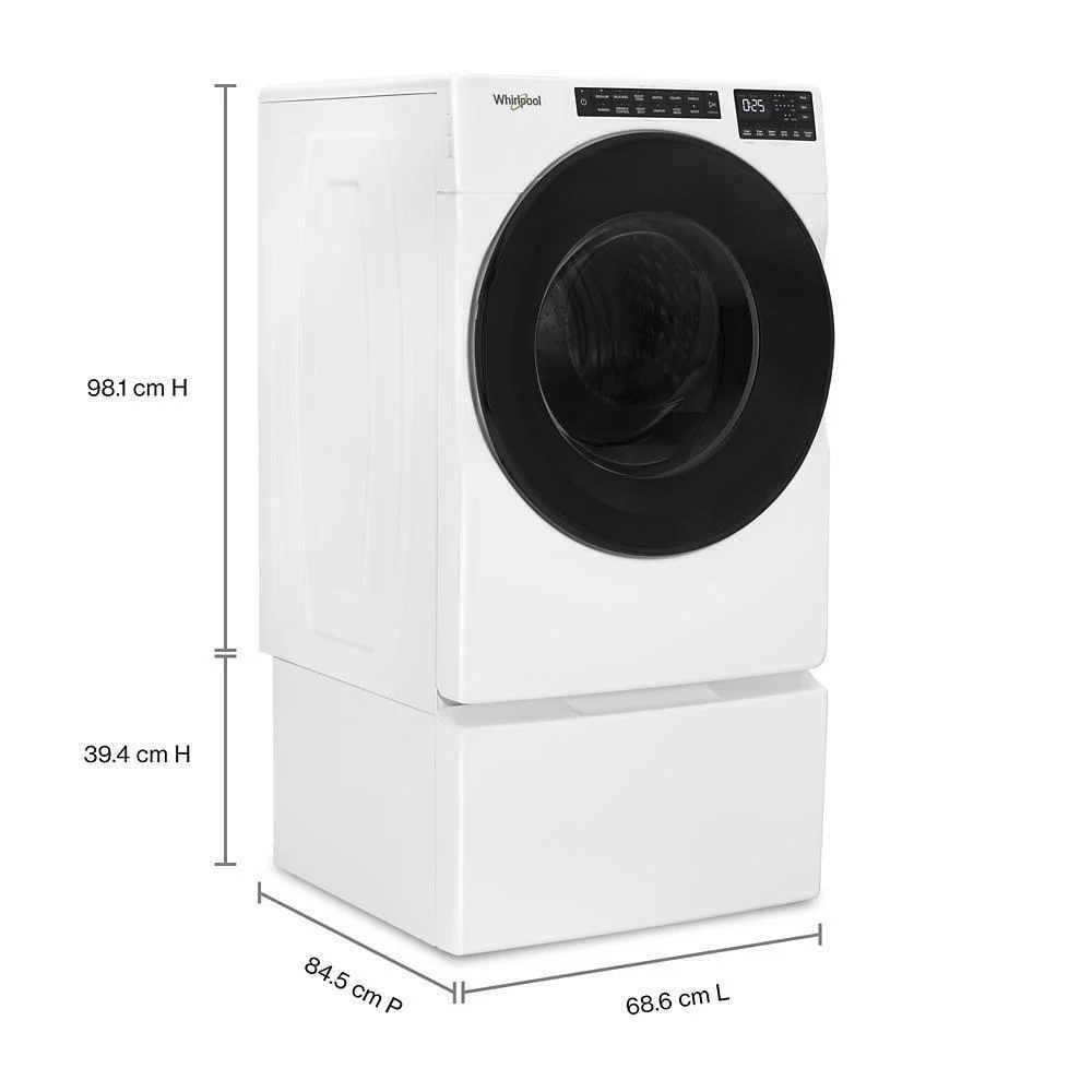 Whirlpool WFW6605MW 5.0 Cu. Ft. Front Load Washer with Quick Wash Cycle - Image 10