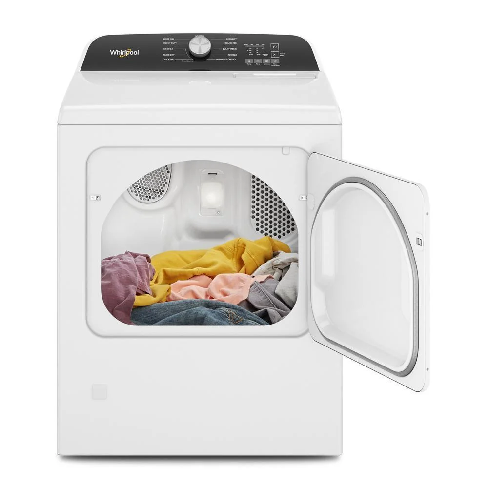 Whirlpool WGD500CMW 7.0 Cu. Ft. Long Vent Gas Moisture Sensing Dryer - Image 7