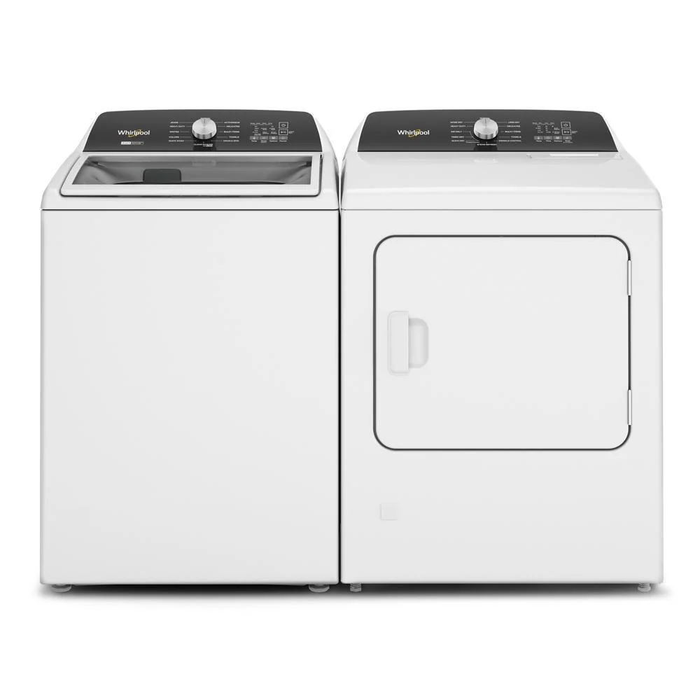 Whirlpool WGD5050LW 7.0 Cu. Ft. Top Load Gas Moisture Sensing Dryer with Steam - Image 9