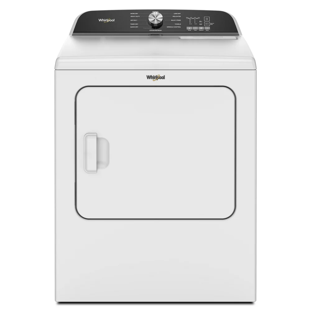 Whirlpool WGD6150PW 7.0 Cu. Ft. Whirlpool® Top Load Gas Dryer with Moisture Sensor
