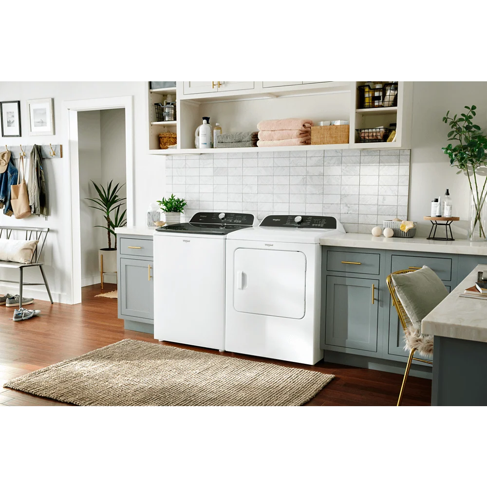 Whirlpool WGD6150PW 7.0 Cu. Ft. Whirlpool® Top Load Gas Dryer with Moisture Sensor - Image 6