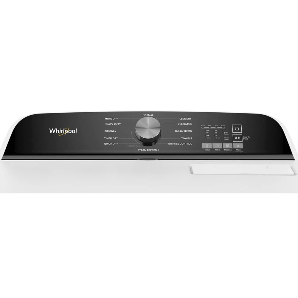 Whirlpool WGD6150PW 7.0 Cu. Ft. Whirlpool® Top Load Gas Dryer with Moisture Sensor - Image 8