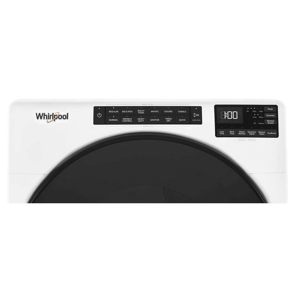 Whirlpool WGD6605MW 7.4 Cu. Ft. Gas Wrinkle Shield Dryer with Steam - Image 5