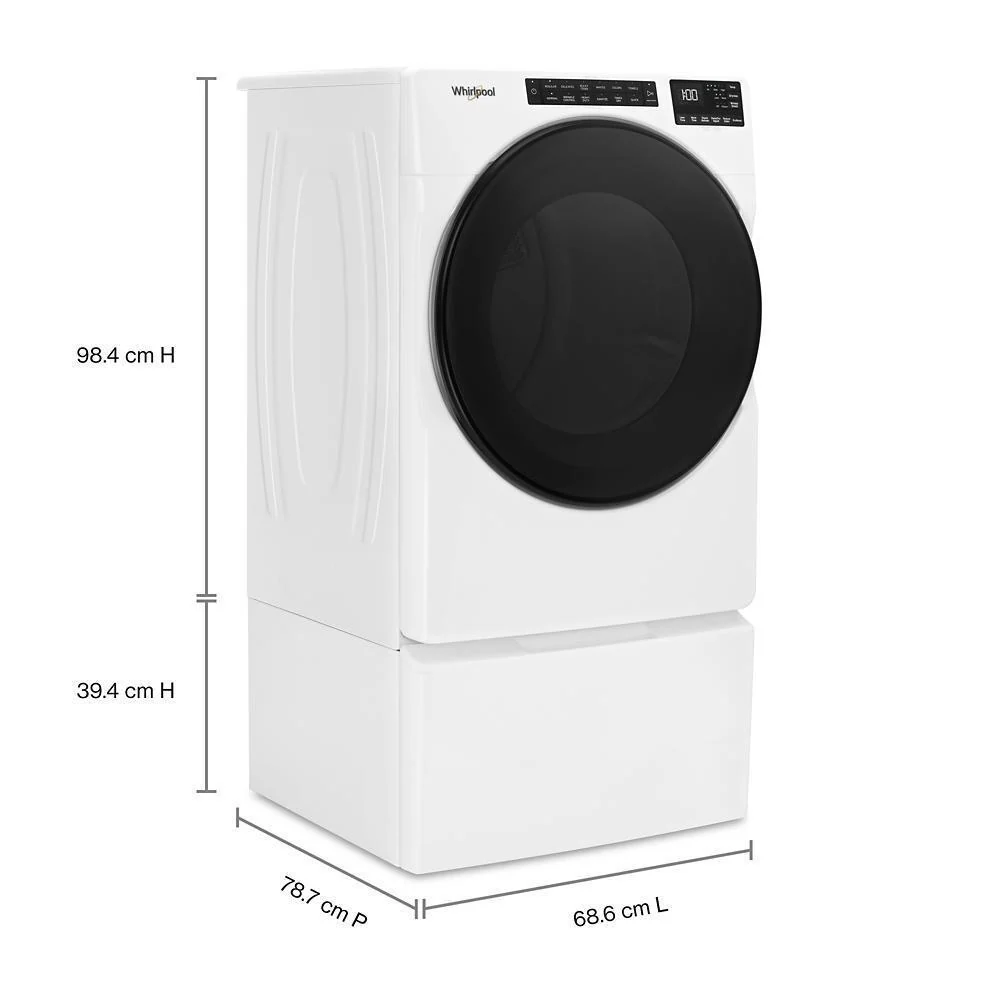 Whirlpool WGD6605MW 7.4 Cu. Ft. Gas Wrinkle Shield Dryer with Steam - Image 7