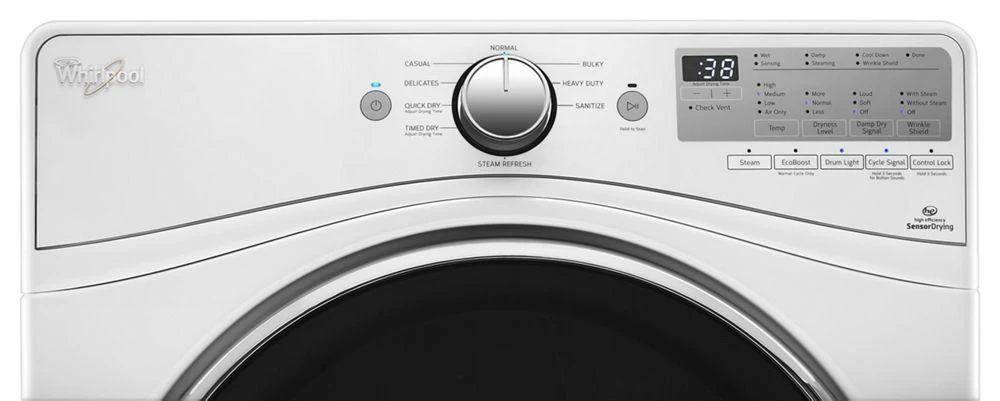 Whirlpool WGD90HEFW 7.4 Cu. Ft. Front Load Gas Dryer with Advanced Moisture Sensing - Image 3