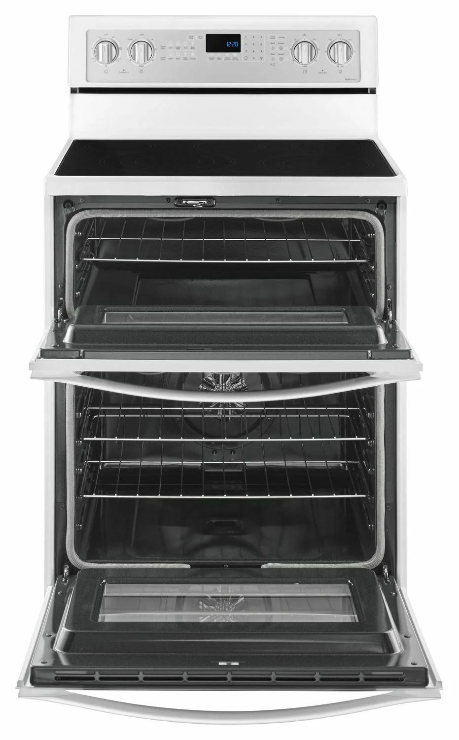 Whirlpool WGE745C0FH 6.7 Cu. Ft. Electric Double Oven Range with True Convection - Image 4