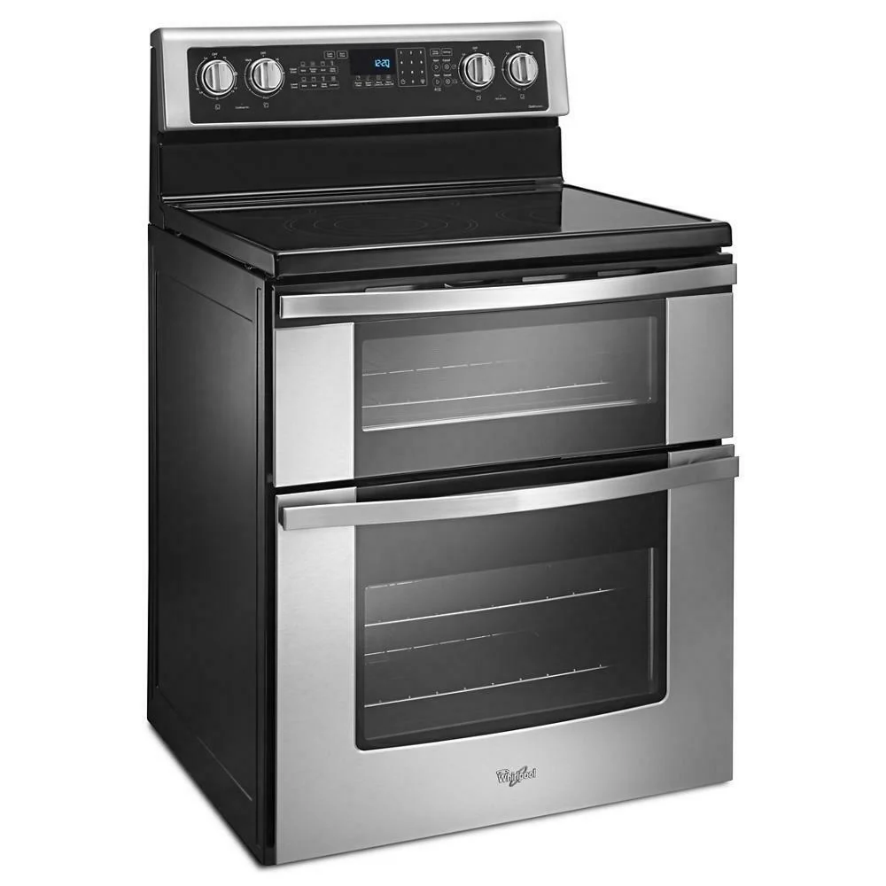Whirlpool WGE745C0FS 6.7 Cu. Ft. Electric Double Oven Range with True Convection - Image 2