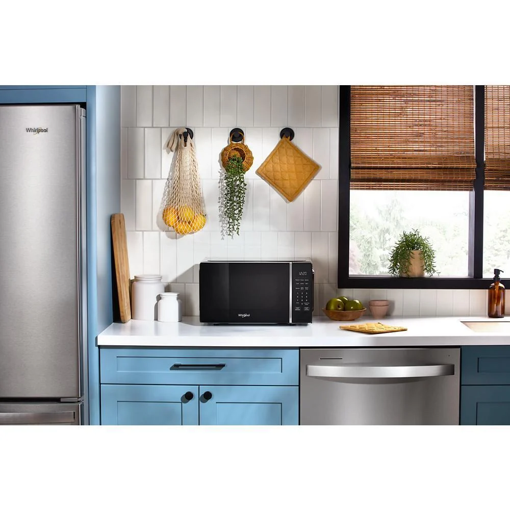 Whirlpool WMCS3018RB 0.7 cu. ft. Black Countertop Microwave With Steam Clean - 700 watt - Image 4