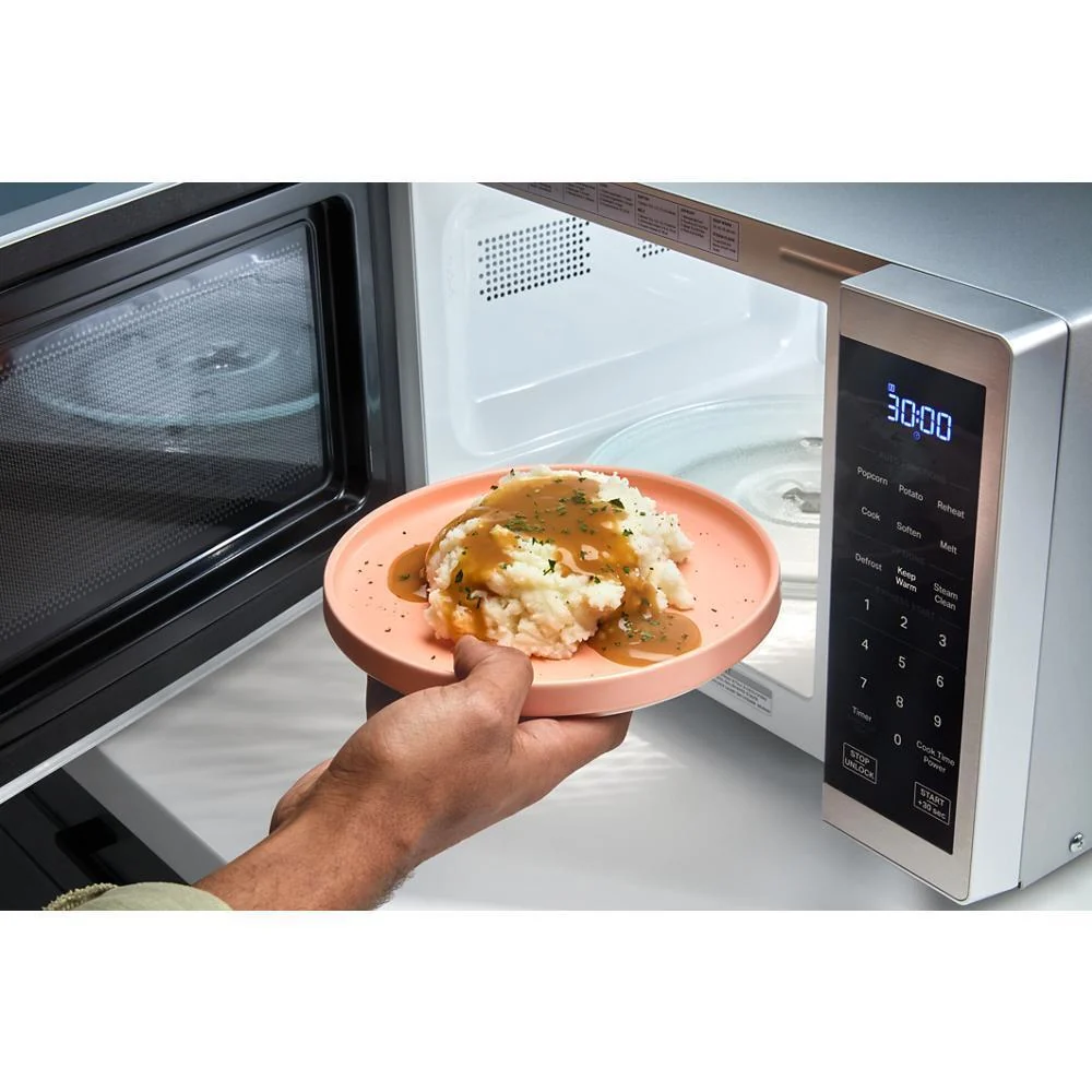 Whirlpool WMCS3018RB 0.7 cu. ft. Black Countertop Microwave With Steam Clean - 700 watt - Image 9
