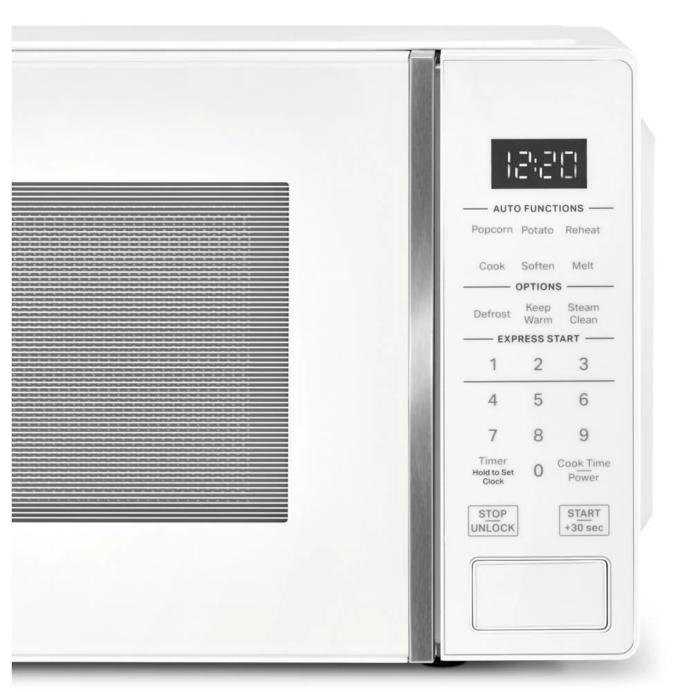 Whirlpool WMCS3018RW 0.7 cu. ft. White Countertop Microwave With Steam Clean - 700 watt - Image 9