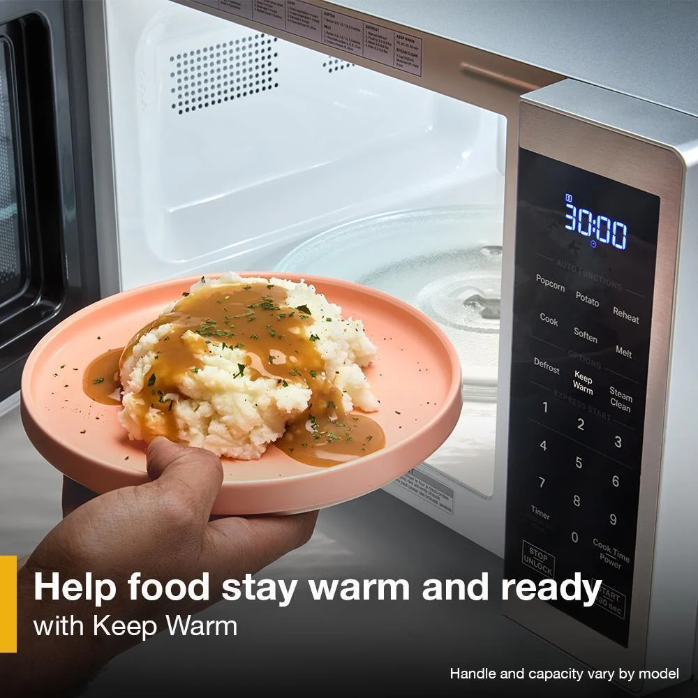 Whirlpool WMCS3019RB 0.9 cu. ft. Black Countertop Microwave With Steam Clean - 900 watt - Image 13