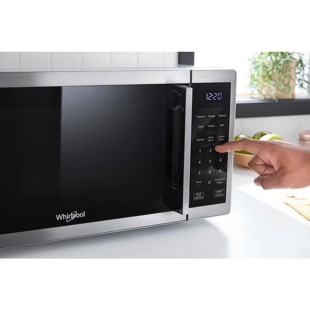 Whirlpool WMCS3019RS 0.9 cu. ft. Stainless Steel Countertop Microwave With Steam Clean - 900 watt - Image 17