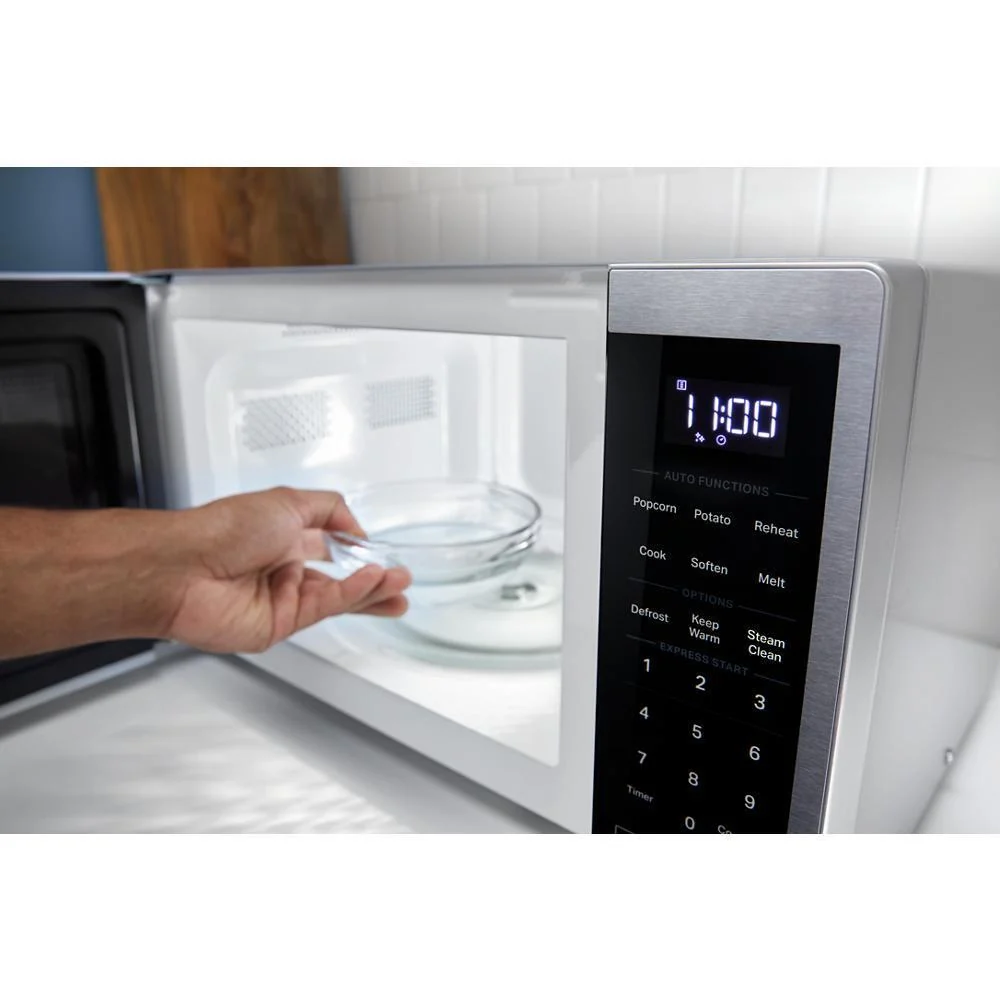 Whirlpool WMCS3019RS 0.9 cu. ft. Stainless Steel Countertop Microwave With Steam Clean - 900 watt - Image 30
