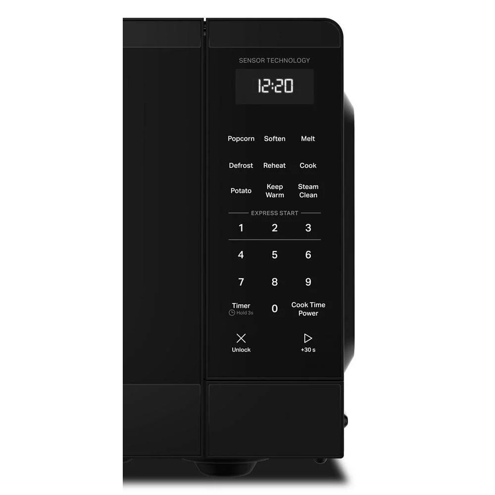Whirlpool WMCS3119TB 0.9 Cu. Ft. Black Countertop Microwave with 5 Auto Cooking Modes - 900 watt - Image 5