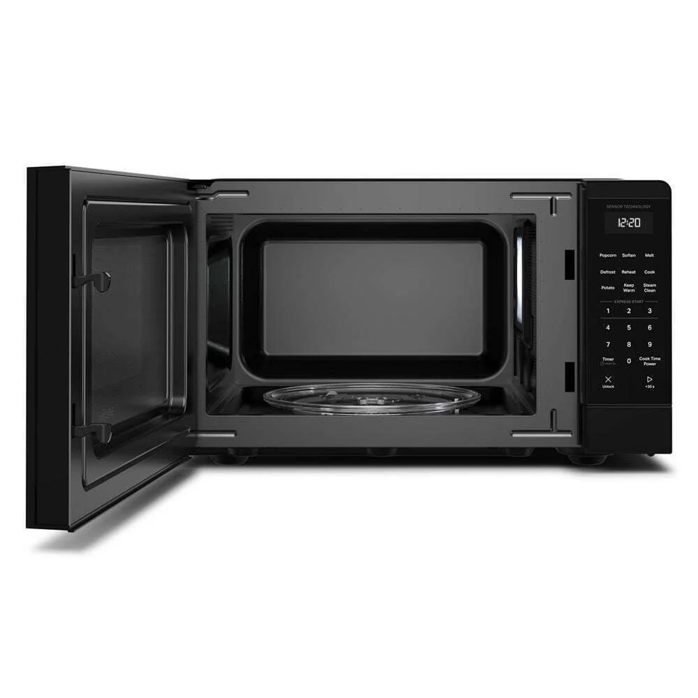 Whirlpool WMCS3119TB 0.9 Cu. Ft. Black Countertop Microwave with 5 Auto Cooking Modes - 900 watt - Image 6