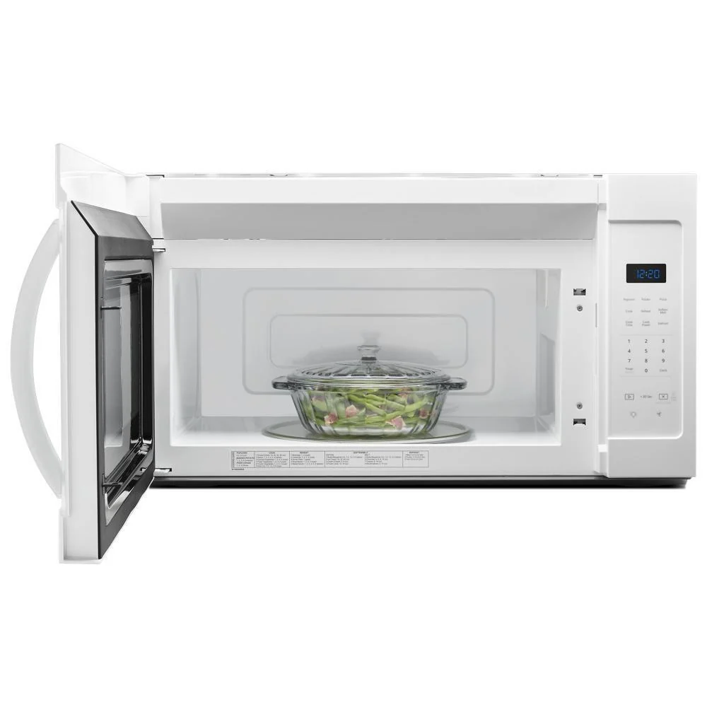 Whirlpool WMH31017HW 1.7 cu. ft. Microwave Hood Combination with Electronic Touch Controls - Image 6
