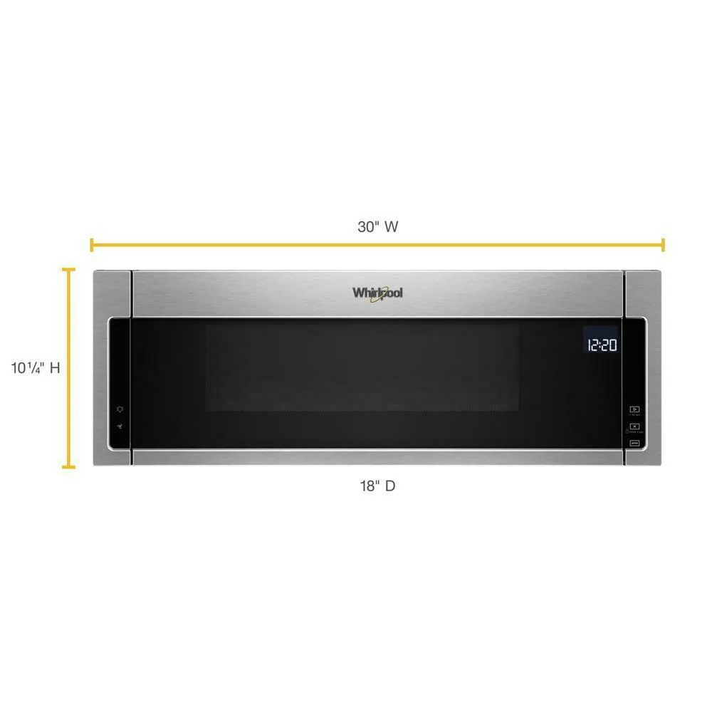 Whirlpool WML75011HZ 1.1 cu. ft. Low Profile Microwave Hood Combination - Image 5