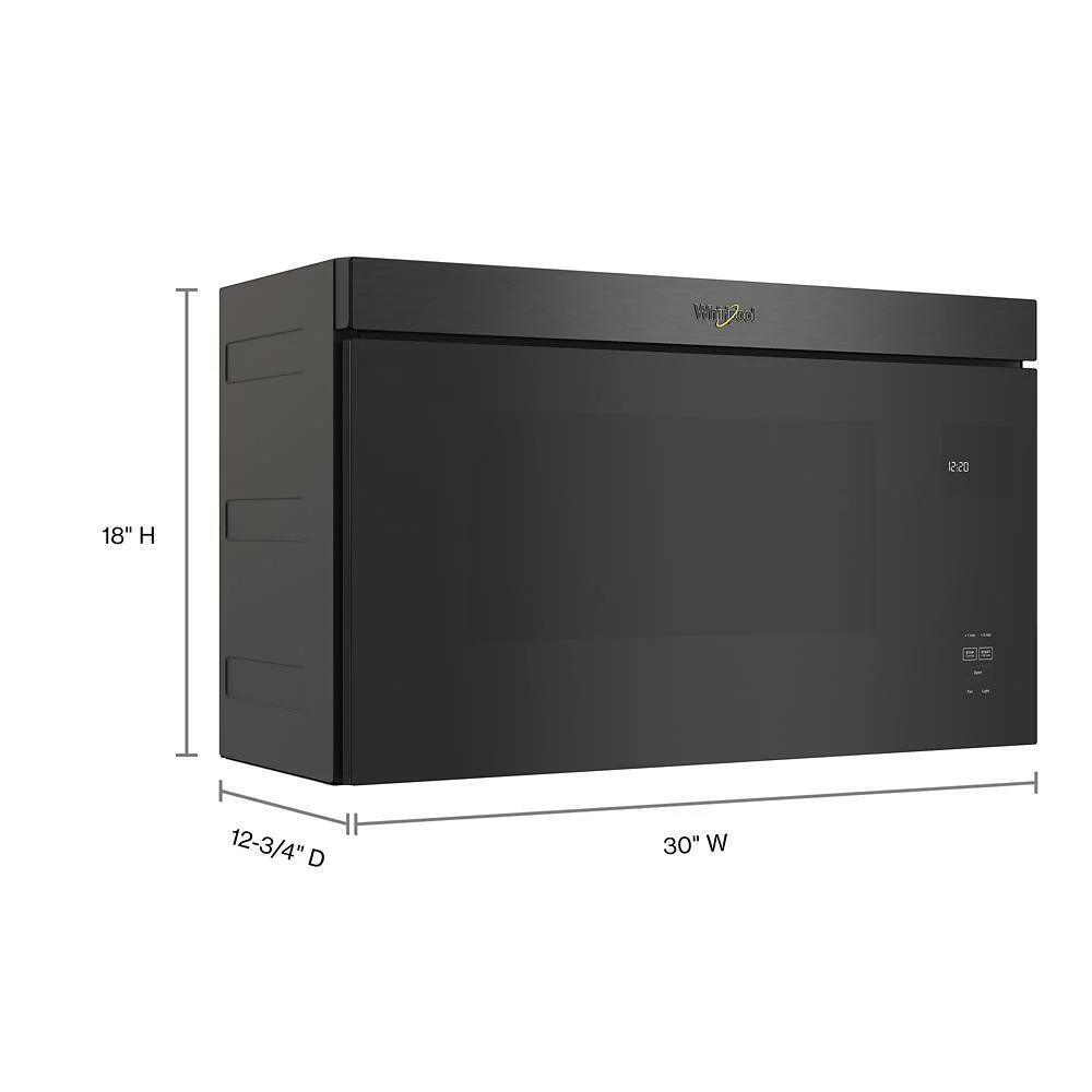Whirlpool WMMF5930PV 1.1 Cu. Ft. Flush Mount Microwave with Turntable-Free Design - Image 7