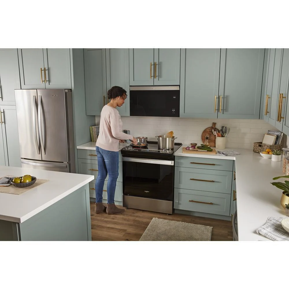 Whirlpool WMMF5930PW 1.1 Cu. Ft. Flush Mount Microwave with Turntable-Free Design - Image 13