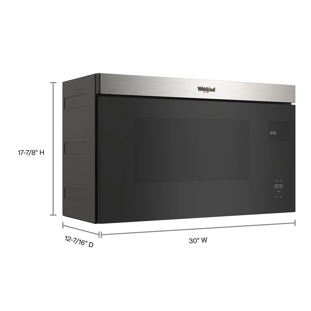 Whirlpool WMMF5930PZ 1.1 Cu. Ft. Flush Mount Microwave with Turntable-Free Design - Image 7