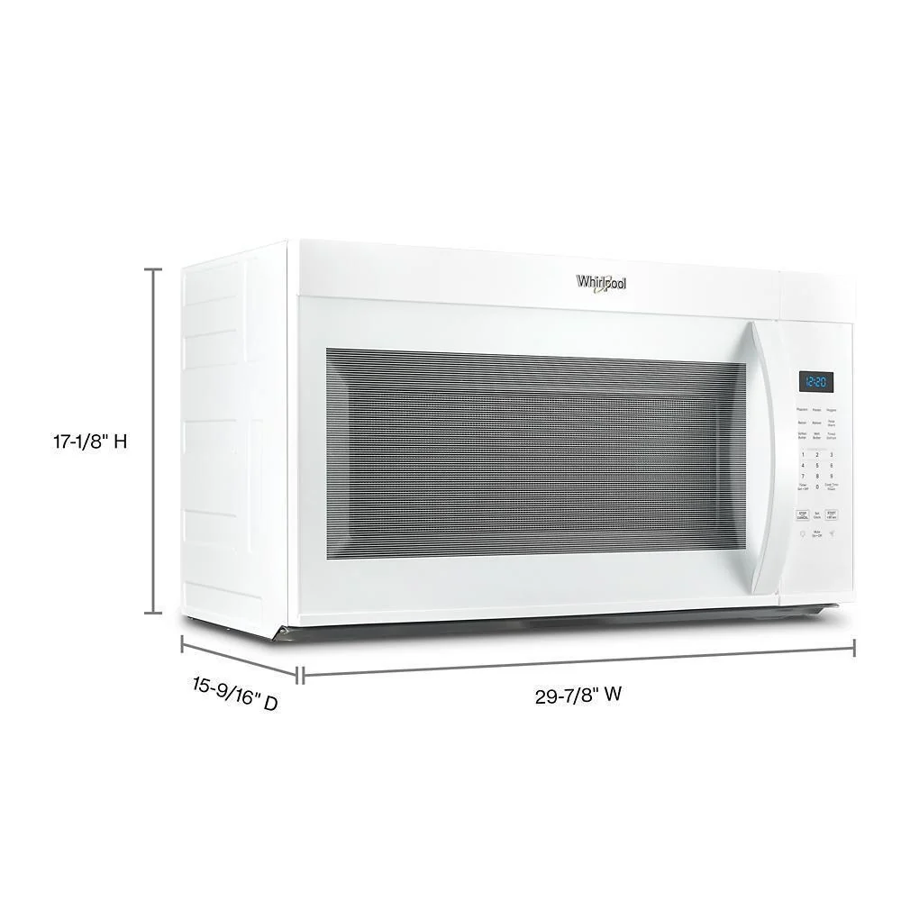 Whirlpool WMMS3130RW 30 W 1.7 cu. ft Over the range Microwave with 1000-Watts Cooking Power - Image 4