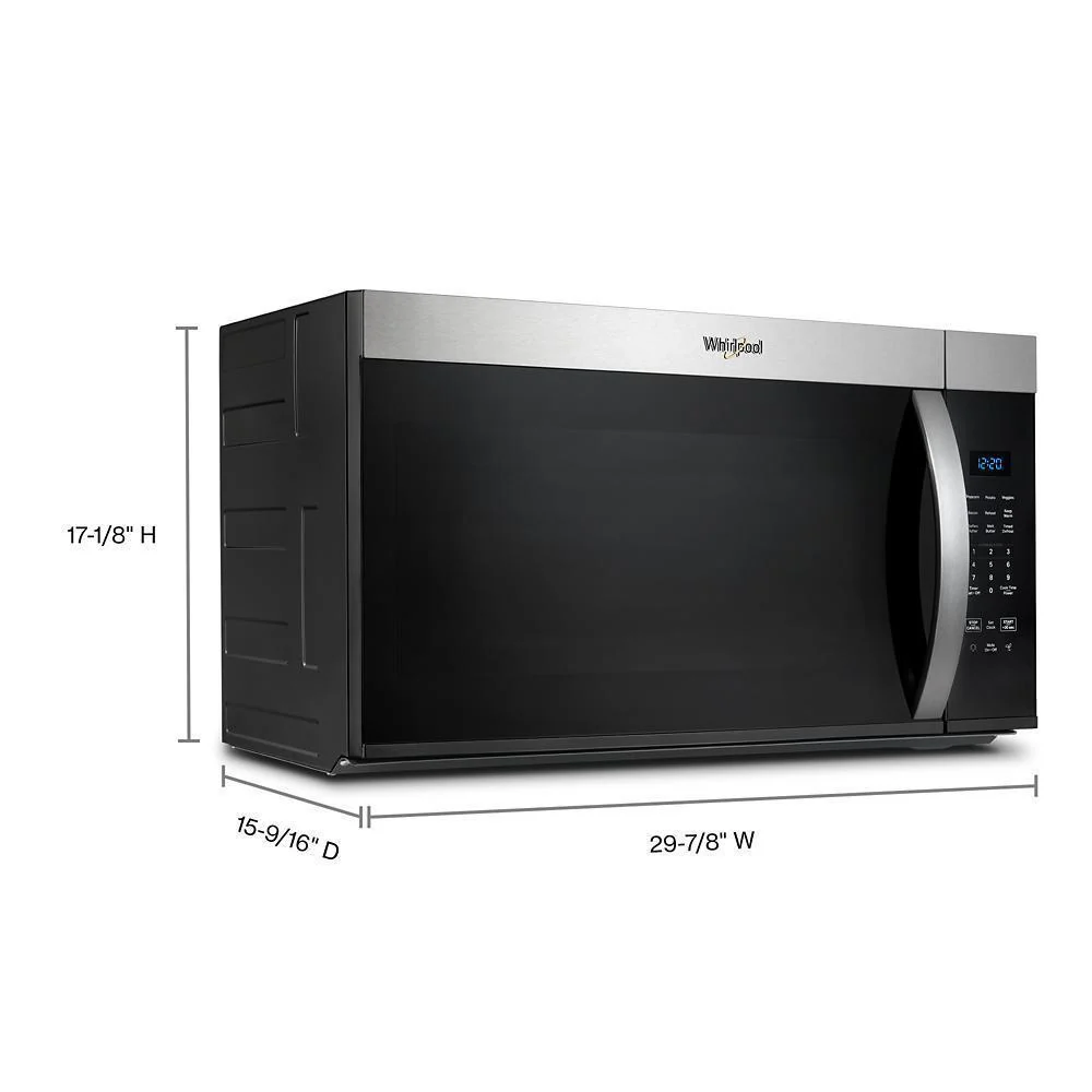 Whirlpool WMMS3130RZ 30 W 1.7 cu. ft Over the range Microwave with 1000-Watts Cooking Power - Image 6