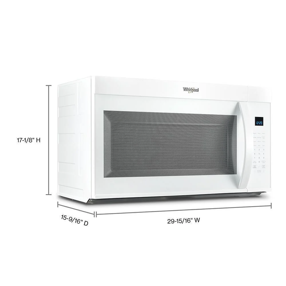 Whirlpool WMMS3330RW 30 W 1.9 cu. ft Over the range Microwave with Sensor Cooking - Image 4