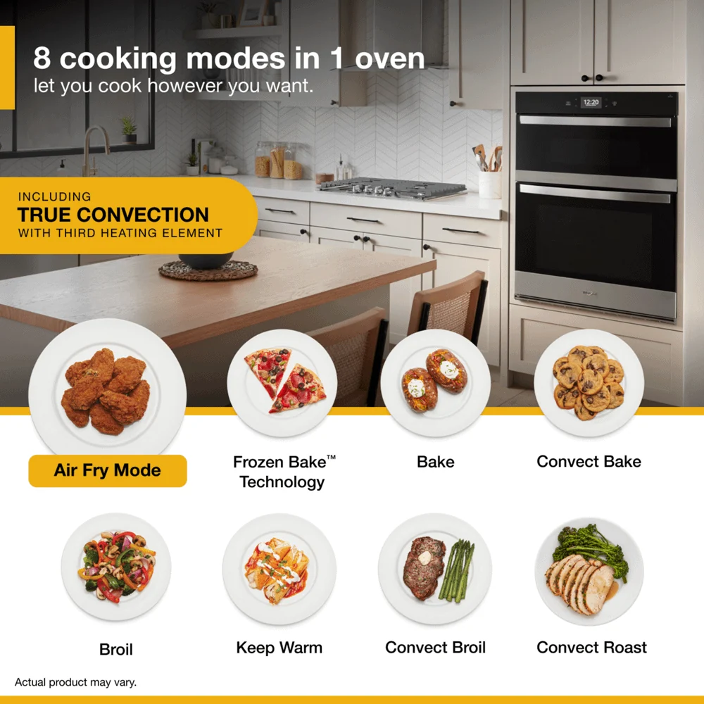 Whirlpool WOEC7030PV 6.4 Cu. Ft. Wall Oven Microwave Combo with Air Fry - Image 4