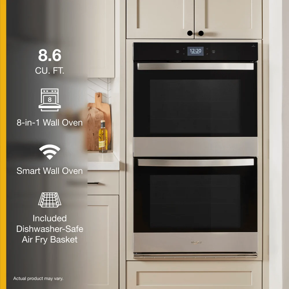 Whirlpool WOED7027PZ 8.6 Cu. Ft. Double Smart Wall Oven with Air Fry - Image 3