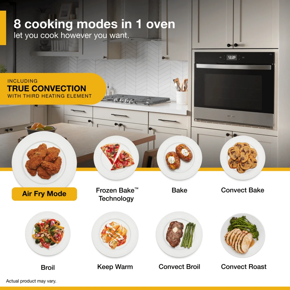 Whirlpool WOES7027PZ 4.3 Cu. Ft. Single Smart Wall Oven with Air Fry - Image 4