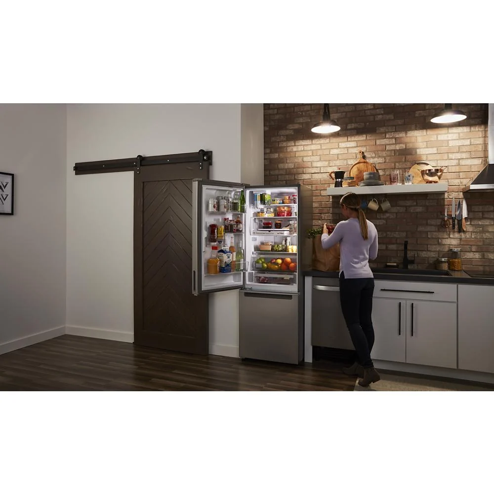 Whirlpool WRB543CMJZ 24-inch Wide Garage-Ready Bottom-Freezer Refrigerator - 12.9 cu. ft. - Image 16