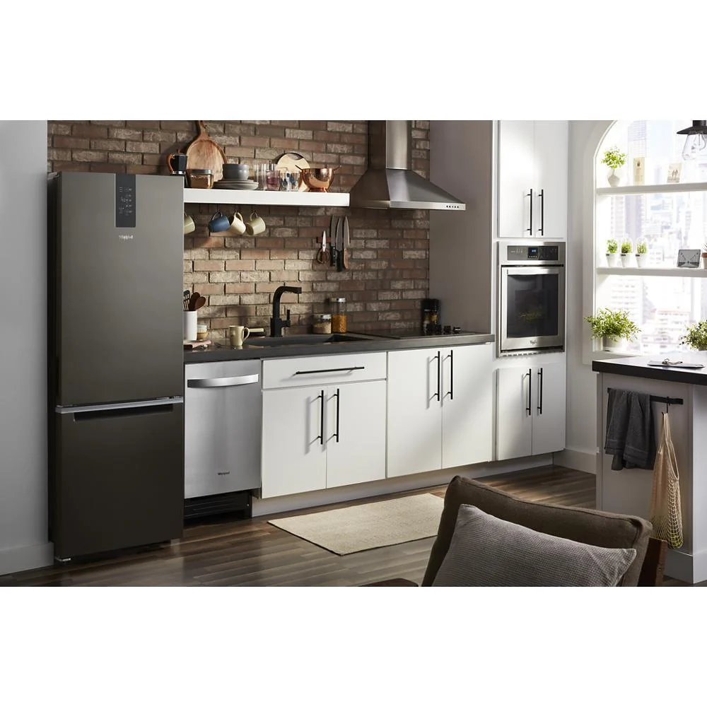Whirlpool WRB543CMJZ 24-inch Wide Garage-Ready Bottom-Freezer Refrigerator - 12.9 cu. ft. - Image 7