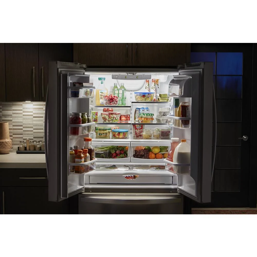 Whirlpool 36-inch Wide Counter Depth French Door Refrigerator - 20 cu. ft. - Image 4