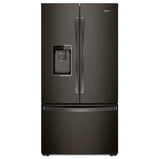 WRF974CIHV Whirlpool® 36-inch Wide Counter Depth French Door-within-Door Refrigerator - 24 cu. ft. - Black Stainless