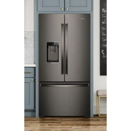 WRF974CIHV Whirlpool® 36-inch Wide Counter Depth French Door-within-Door Refrigerator - 24 cu. ft. - Black Stainless - Image 6