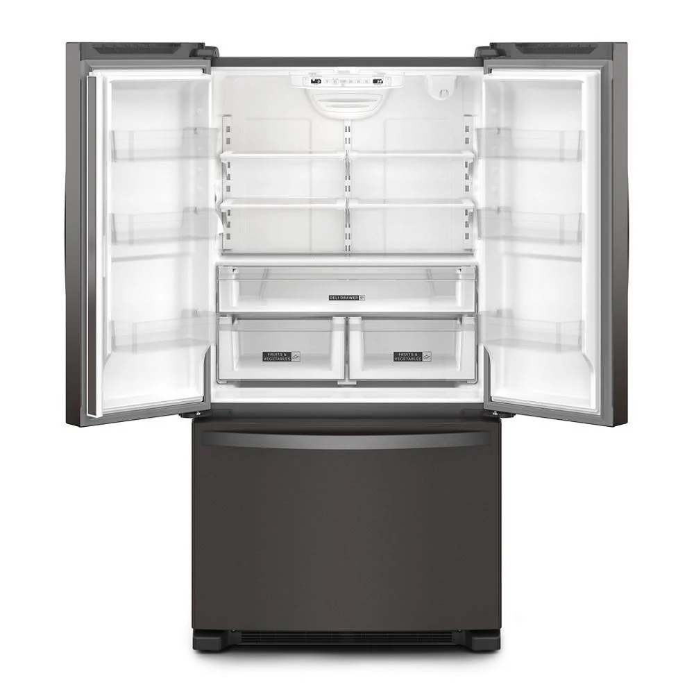 Whirlpool WRFC2036RV 36-Inch Wide Counter-Depth French Door Bottom Mount Refrigerator - 20 cu. ft.
