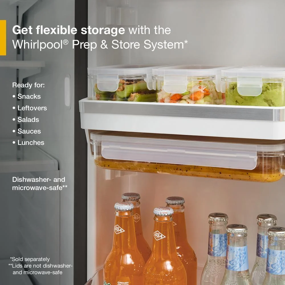 Whirlpool WRFC7036RV 36-inch Wide True Counter Depth 3-Door French Door Refrigerator - 23.4 cu. ft. - Image 14